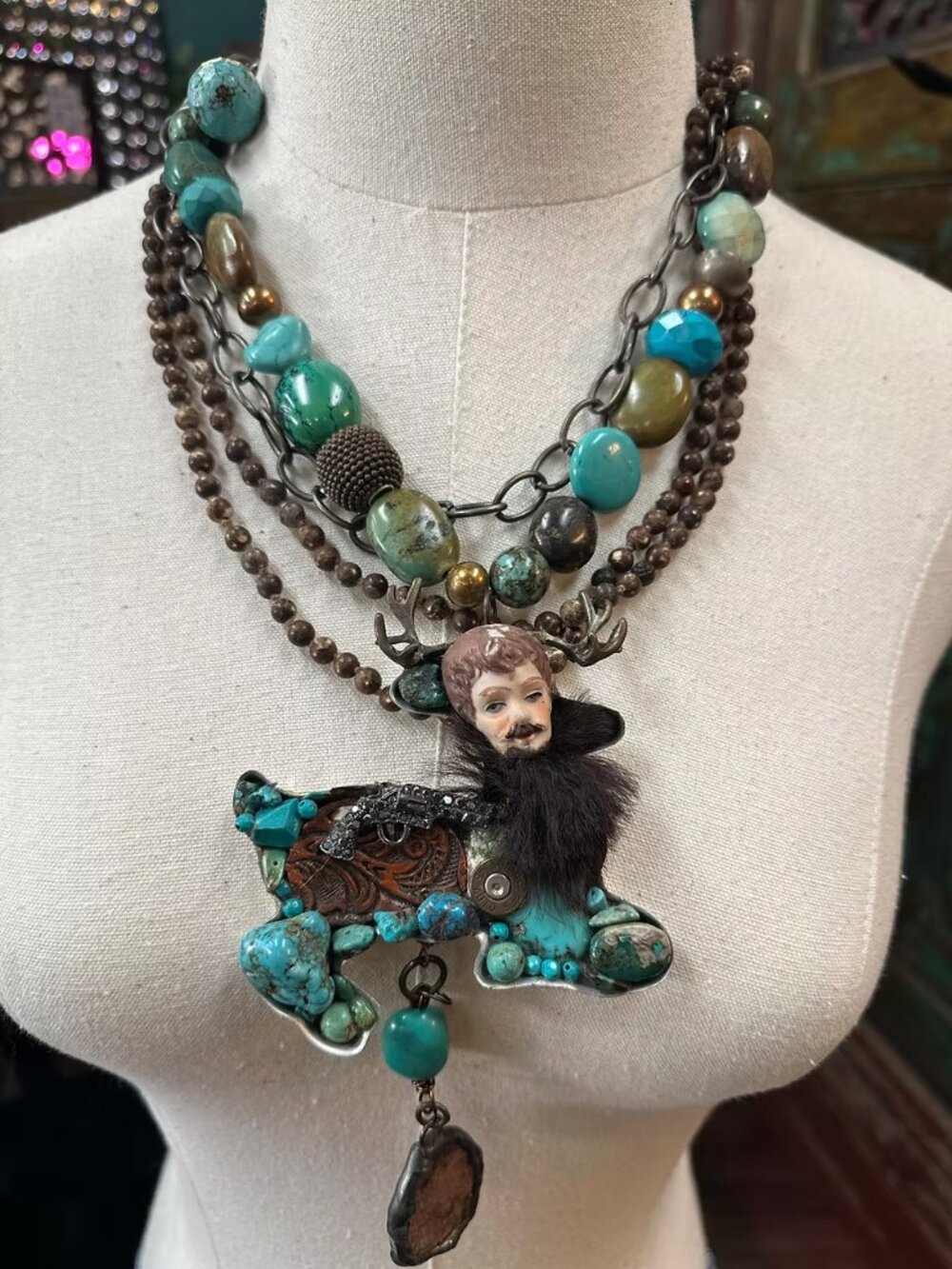 Art by Amy Labbe - Mr Thomas Necklace - Picture 2 of 2